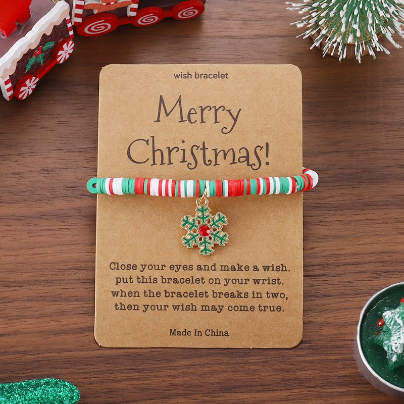 Christmas,Christmas element wishing bracelet